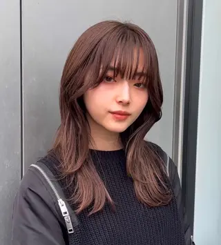 ミディアム カラー 🌫️大人韓国ヘア 🌫️naoyaのヘアスタイル