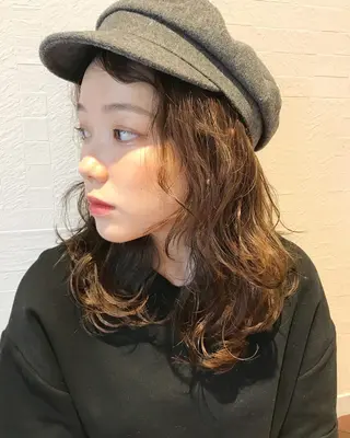 セミロング カラー Satsuki ✂︎♡のヘアスタイル