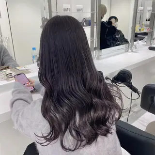 ミディアム 色持ち🤎ベージュ/ ブラウン🏹艶カラーのヘアスタイル