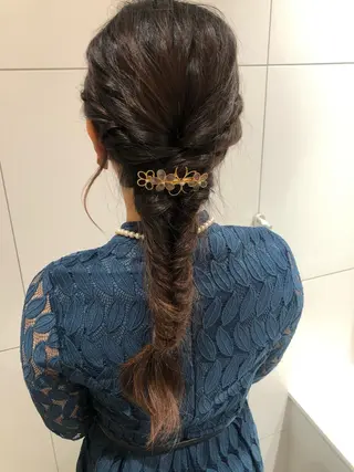 ロング ヘアアレンジ T Ayaのヘアスタイル