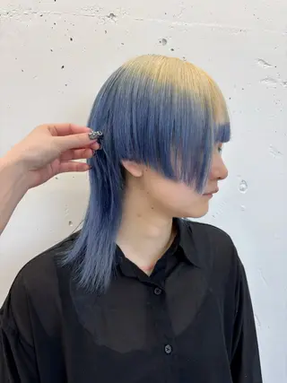 ミディアム カラー 🫧‪Ameri🫧 Emma ecoleのヘアスタイル