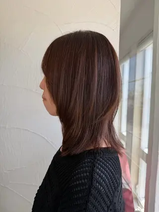 ミディアム くどう みずきのヘアスタイル