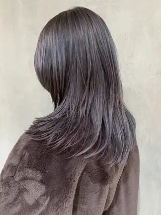 ミディアム カラー パーマ ヘアアレンジ ITbyALBUM 松戸のヘアスタイル