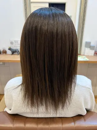 ミディアム 🐰ハイトーンカラー 畠山 渡🐰のヘアスタイル