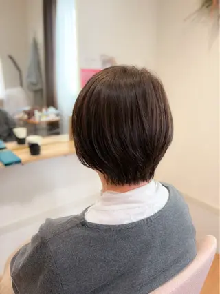 ショート 山田 有希のヘアスタイル