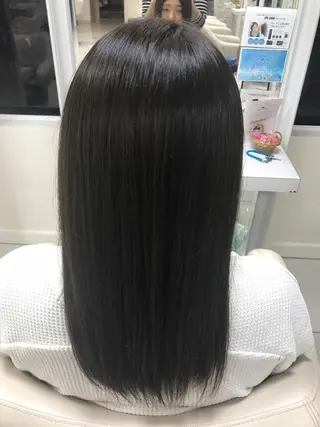 セミロング カラー 【暖色カラー特化】 中山由梨のヘアスタイル