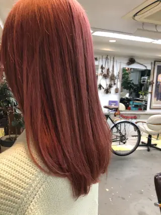 ロング カラー Moca 〰️のヘアスタイル