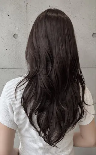 セミロング カラー ヘアアレンジ 🌫️大人韓国ヘア 🌫️naoyaのヘアスタイル