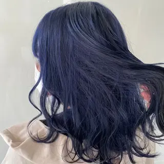 カラー セミロング 縮毛矯正/ワンカラー モデル募集🫧羽夏のヘアスタイル