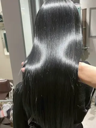 セミロング rina🤍 似合わせ透け感カラーのヘアスタイル
