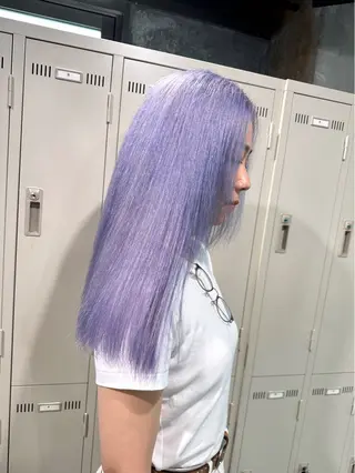 ロング カラー エフェクトブリーチ 🌟前澤啓太朗のヘアスタイル