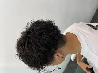 ショート パーマ メンズ 💇🏻‍♂️パーマ ニキ✨本田龍斗のヘアスタイル