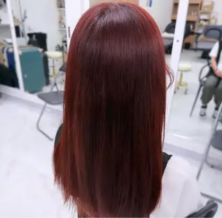 ロング カラー 𝐘𝐮𝐢🎀梅田 韓国ヘア 束感まつ毛のマツエク・マツパデザイン