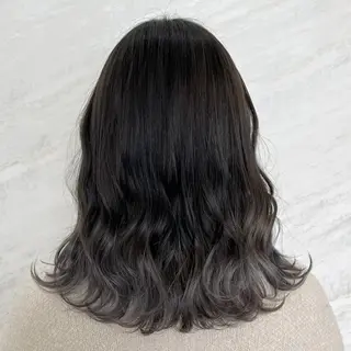 ミディアム カラー 顔周りカット/透明感 カラー🤍大塚蛍のヘアスタイル
