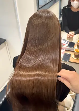 ロング 髪質改善×縮毛矯正 特化サロン/森脇のヘアスタイル