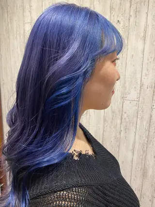 セミロング カラー 🦋店長🦋 ほんさわ みずきのヘアスタイル