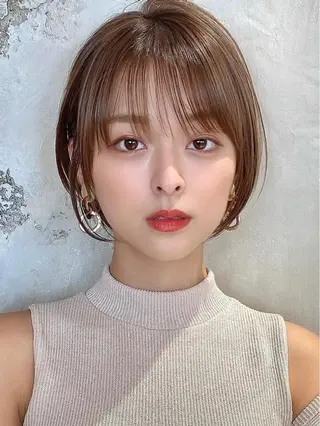 ショート 新宿　ショート・ボブ カットモデル募集のヘアスタイル