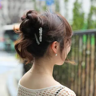 ヘアアレンジ Endearing 銀座/レイヤーカットのヘアスタイル