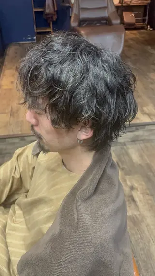 パーマ メンズ 後藤 慶斗のヘアスタイル