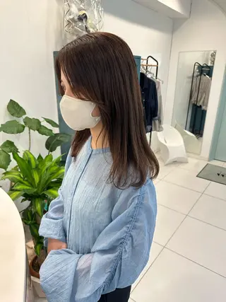 セミロング 栄/平日限定✨ REIRIのヘアスタイル