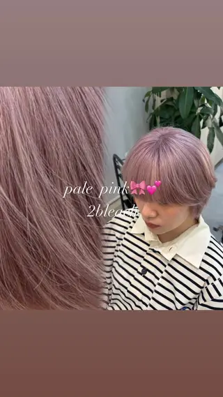 カラー 富永 愛梨のヘアスタイル