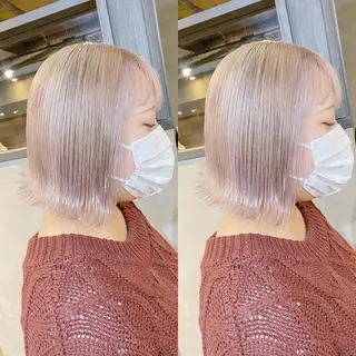 ミディアム yoriダブルカラー 代表すがわらのヘアスタイル