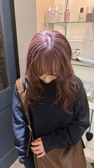 セミロング Karin／ レイヤーブリーチ🥀のヘアスタイル