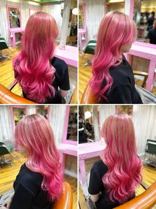 ロング カラー 【暗染めカラー】 【暖色カラー】圭真のヘアスタイル