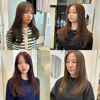 ロング カラー KAZU/レイヤー レイヤー/ハイトーンのヘアスタイル