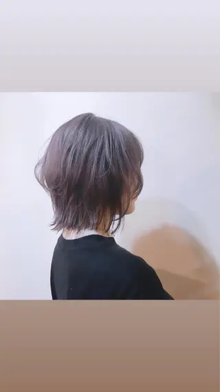 ショート カラー ヘアアレンジ アイラッシュ/美容室 個室/瀬戸 一菜のヘアスタイル