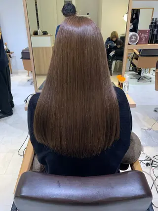 ロング 井上 浅朝のヘアスタイル