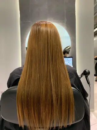 ロング カラー 髪質改善艶髪特化 二瓶 海人のヘアスタイル