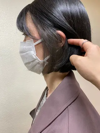 ショート カラー 縮毛矯正/艶カラー/ ikedaのヘアスタイル