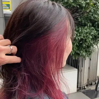ミディアム カラー 古指 匠巳のヘアスタイル