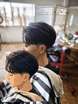 メンズ タカハシ ユウヤのヘアスタイル