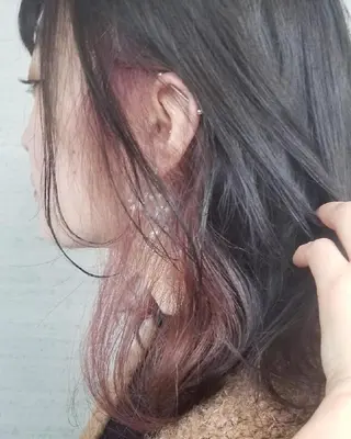 カラー ミディアム 石井 静のヘアスタイル