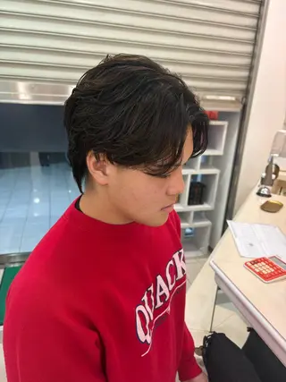 パーマ メンズ keany錦糸町 ハセベユウのヘアスタイル