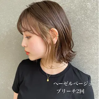 ショート カラー ブリーチ特化 梅田本多翔のヘアスタイル