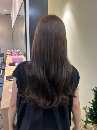 ロング カラー hubhair レイヤー/透明感のヘアスタイル