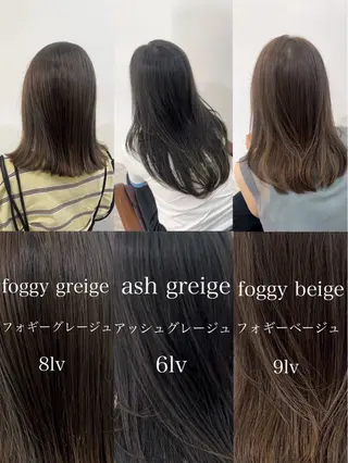 カラー 似合わせバランス得意 青野さくらのヘアスタイル