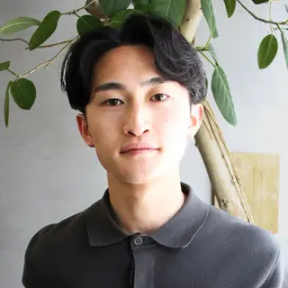 パーマ メンズ 藤川迅 曲がる縮毛矯正のヘアスタイル