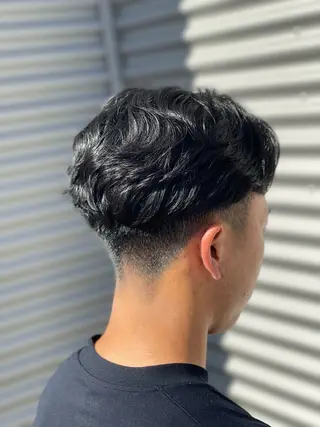 ショート パーマ メンズパーマ新発田駅 仲野博和のヘアスタイル
