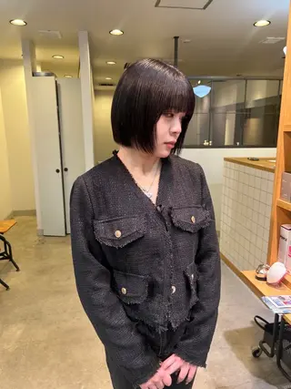 ショート 透明感カラー レイヤーカット りなのヘアスタイル