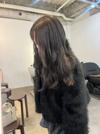 セミロング カラー Sanaダブルカラー ✨️パルコ徒歩1分のヘアスタイル