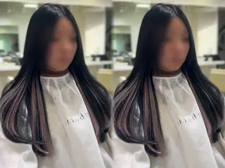 ロング カラー 海外風レイヤー🎀 新宿MOMOKA🍑のヘアスタイル