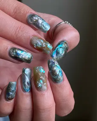 ネイル 草加ニュアンスネイル 🌚hersのネイルデザイン