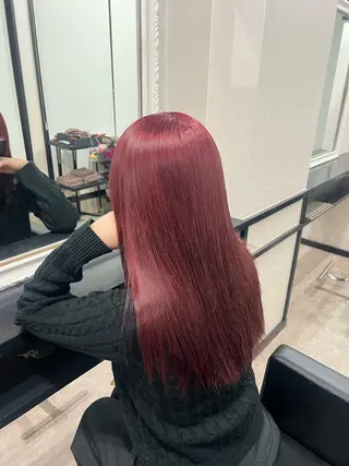 ロング カラー 齋藤 真也のヘアスタイル