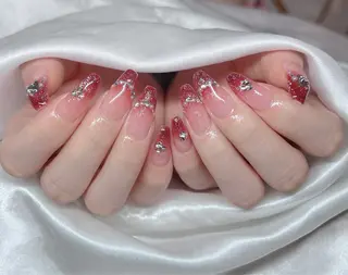 ネイル 🎀PG🩵 ネイルサロンのネイルデザイン