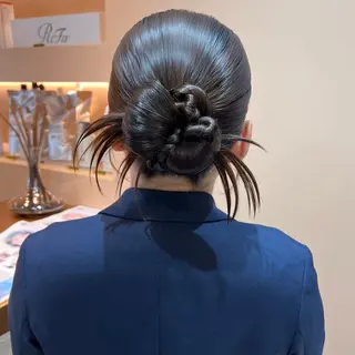セミロング ヘアアレンジ ✨カチモリ✨レイヤー 韓国ヘア🇰🇷ゆいのヘアスタイル