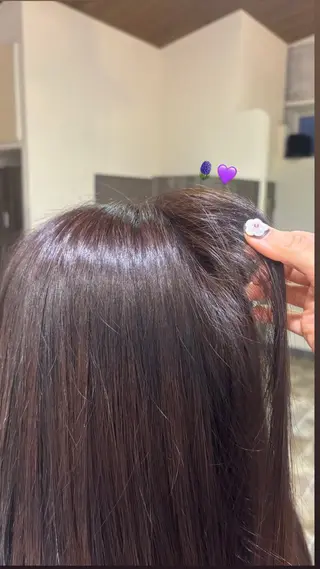 ロング カラー 楠瀬 綾乃のヘアスタイル
